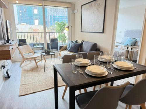 Nunoa Apartment | HOM I 2D2B en mejor zona de Nunoa Metro PlazaEgana