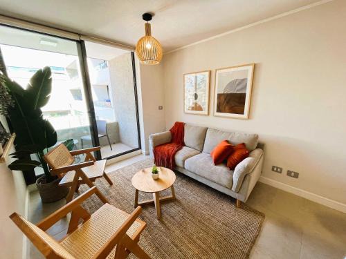 Nunoa Apartment | HOM I Amplio depto 1D1B Metro Plaza Egaña Parking PE203