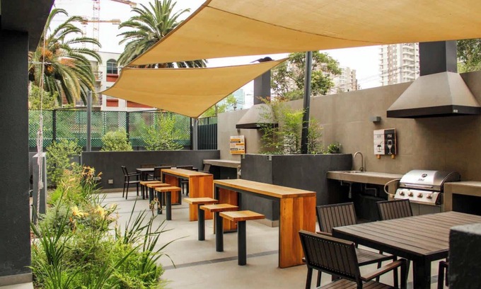 Santiago Apartment | HOM I Amplio y Comodo Depto 2D2B, Nunoa 3PAX