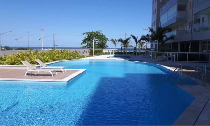 Vila Clais Apartment | Home 08 I Apartment facing the sea in Resort - Bertioga