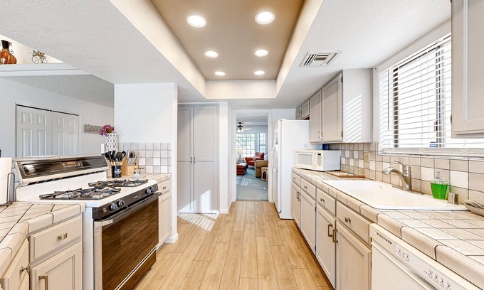 Yuma House | Home in a secure neighborhood with pool spa, game room, & fireplace - dogs ok