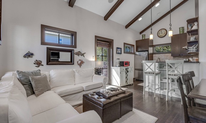 Seagrove Beach Cottage | Home steps from the beach with plunge pool, gas grill, scenic balcony, & AC