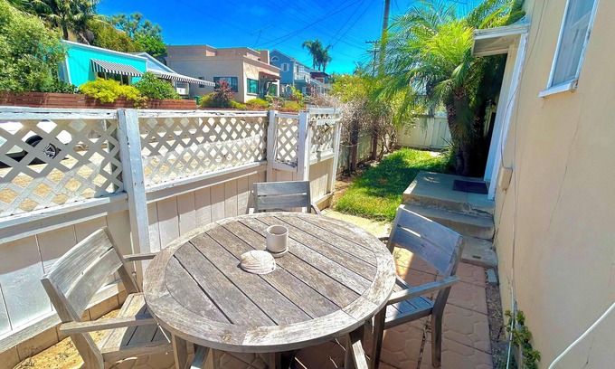 Beach Barber Tract Cottage | Home to Hollywood Movie Stars! Cute yard! 3 minute walk to direct beach access!