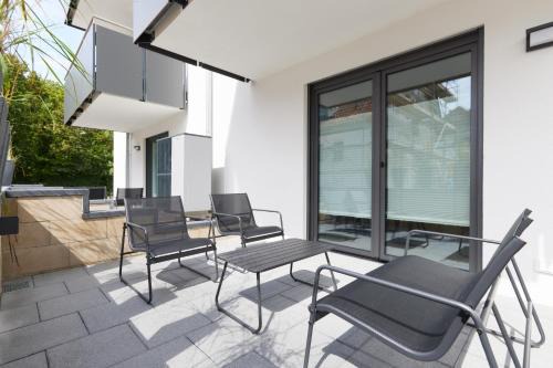 Bad Oeynhausen Apartment | HomeME 1 I zentral I NETFLIX I Küche I Parkplatz I kliniknah