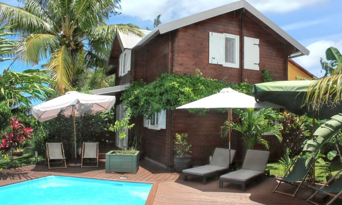 Saint-Joseph Ski Chalet | Homerez - Chalet in Vincendo with Pool.