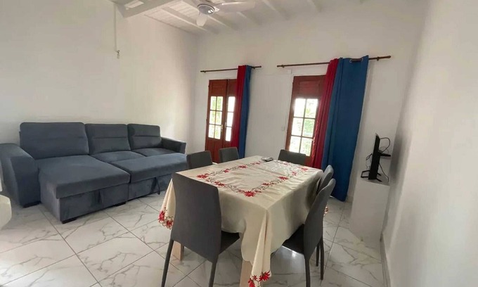 Morne-A-l'Eau Apartment | Homerez - Cozy Apartment in Morne-à-l'Eau - 54 m² with Balcony