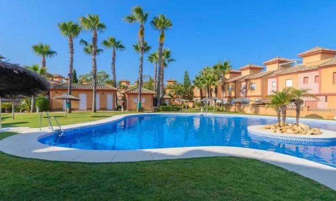 Lepe House | Homerez - Inviting house in Lepe with shared pool.