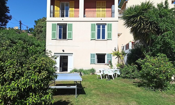 Saint-Sylvestre House | Homerez - Nice house for 7 ppl. with garden, terrace and balcony at Nice