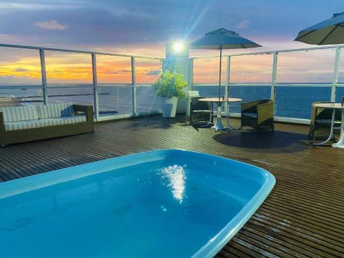 Meireles Hotel | Hotel Bourbon - Quarto 1603 - Beira Mar de Fortaleza - Vista Mar