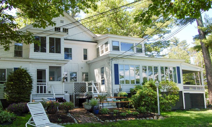 Windham House | Hotel-style room at Sebago Lake Lodge w/kitchenette, WiFi, & lake access