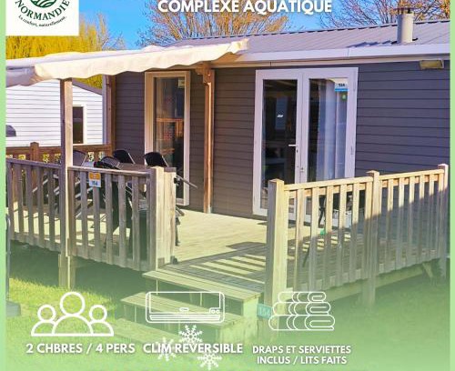 Houlgate Other | Houlgate-154- Mobilhome cosy 4 personnes Camping 5 étoiles