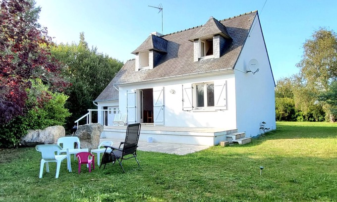 Penvenan Ski Chalet | House 400m from the beach, for 6 people