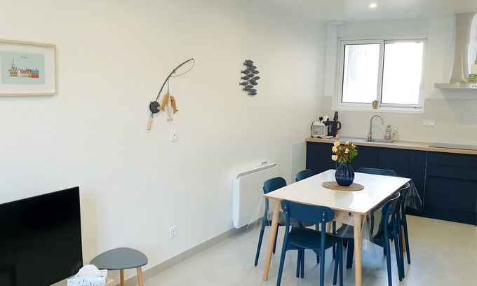 Fecamp House | House 82m²/3 bdrms/5 pers/200m Port Plage/Beds made/4*/4* in the town