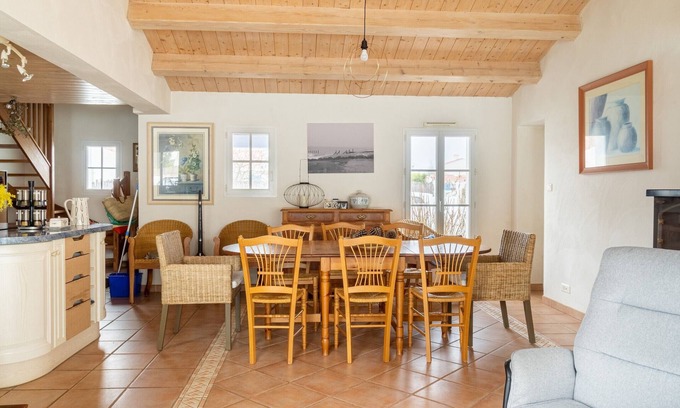 L'Epine House | House for 6 - Pool - 750m from the beach