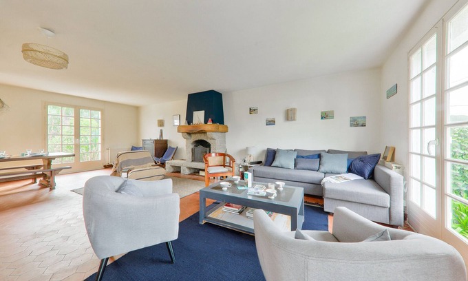 Saint-Gildas-de-Rhuys Ski Chalet | House for 8 with garden 300 m from the sea