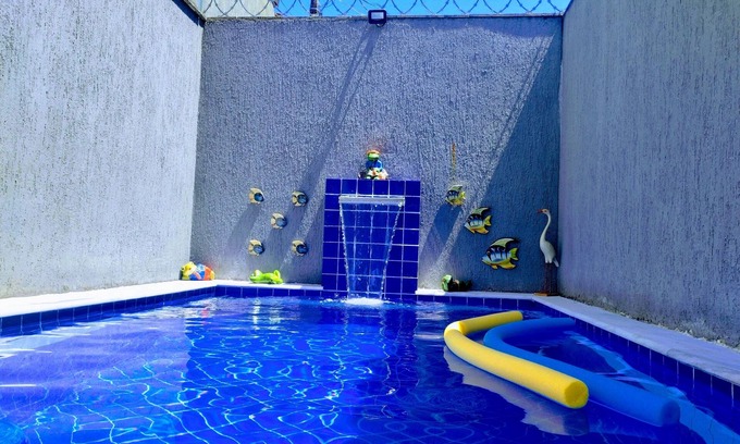 Tupy House | House in a gated community in Itanhaém, swimming pool, garage, barbecue and Wi-Fi