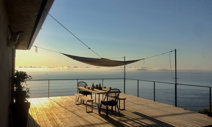 Pozzo Villa | House nestled in the maquis with breathtaking sea views.