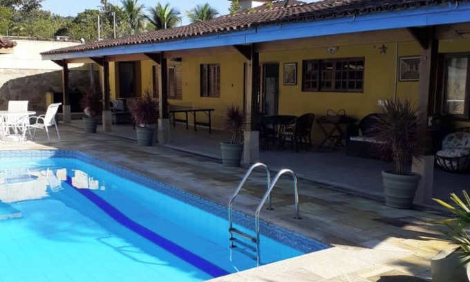 Pereque House | House w/pool in condominium in Guarujá, 3 minutes from the beach