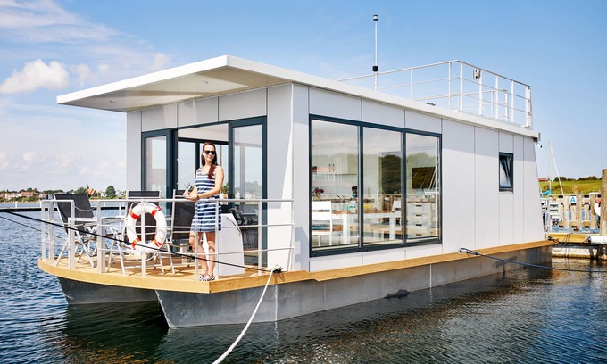 Rendbjerg Boat Rental | Houseboat 1 Denmark - Flensburg Fjord for 2 + 2 people