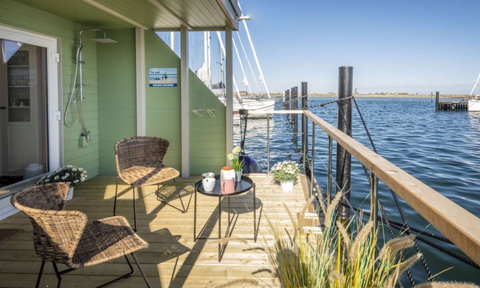 Heiligenhafen Boat Rental | Houseboat Grey Seal Comfortable Vacation Home