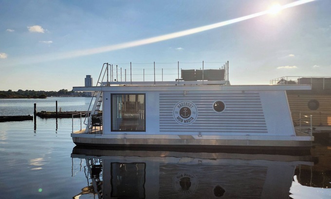 Schleswig Boat Rental | Houseboat Moin Madita with exclusive mooring on the Schlei