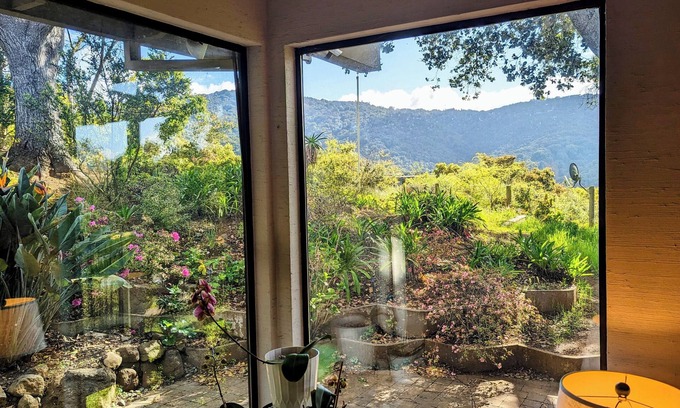 Los Altos Hills House | Huge, airy house with sweeping views, multiple patios, hot tub, car, and more!