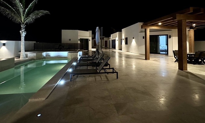 La Ribera House | Huge BEACHFRONT HOUSE with heated pool
