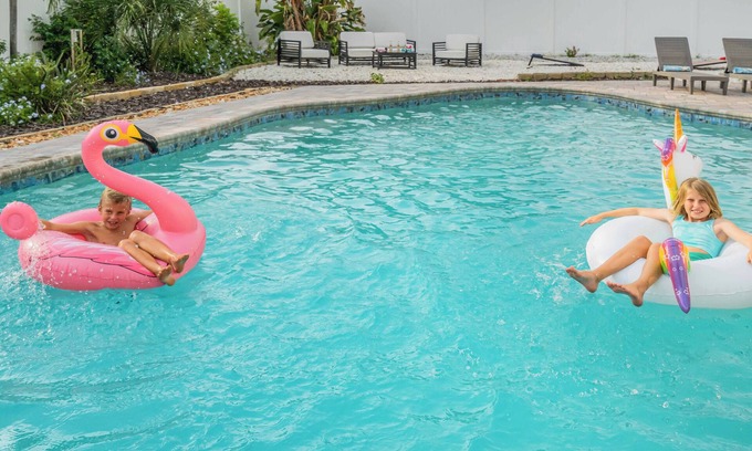 Palma Sola House | Huge Luxurious Pool House: Fully Renovated Fire Pit, Pool, near AMI & IMG