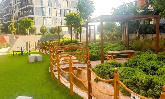 Dubai Production City Apartment | Huge Pool at Luxurious Community & Resort Amenities