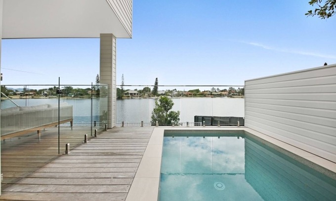 Mermaid Waters House | Huge waterfront, pool, family & pet-friendly home