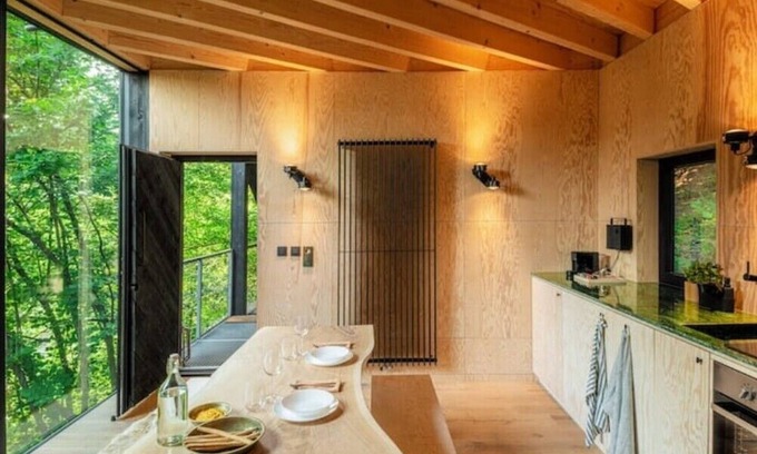 La Roche-en-Ardenne Cabin | Hutstuf - Owl & Fox - 2 cabins with private rooftop sauna