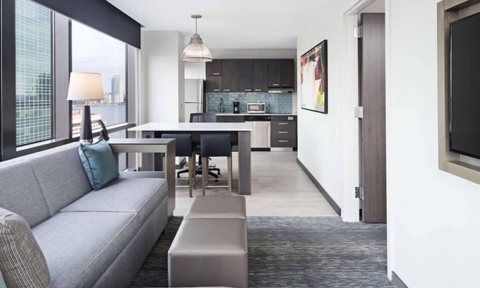 Exchange Place Hotel | Hyatt House - Suite, 1 King Bed with Sofa bed (One Bedroom)
