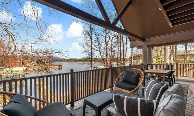 Nebo House | Hydrangea Haus on Lake James | Waterfront Cottage with Private Dock!