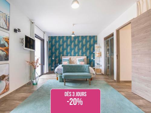Sorgues Villa | Idéal Amis & Groupes - 10min Avignon - 5min Gare - Grand jardin clos - Parking gratuit - Au calme - Maison haut de gamme - Entièrement climatisée - "Chacun son espace"