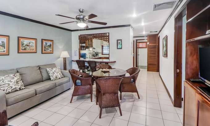 Damas Condo | Ideal Tropical Retreat W/ Private Patio, Shared Pool, Lush Gardens & More!