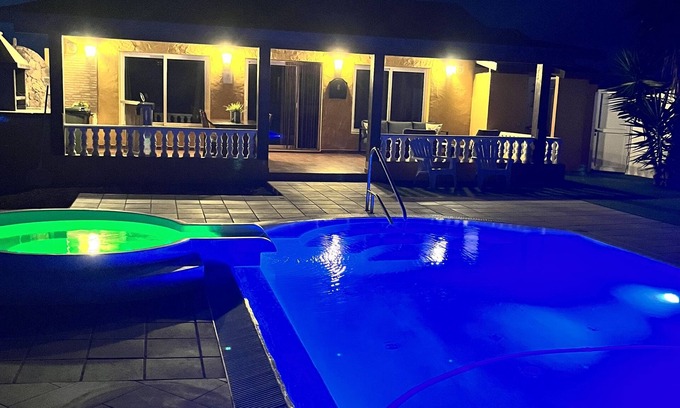 La Oliva Villa | Ideal villa for relaxation, with pool and whirlpool, good views of the mountains