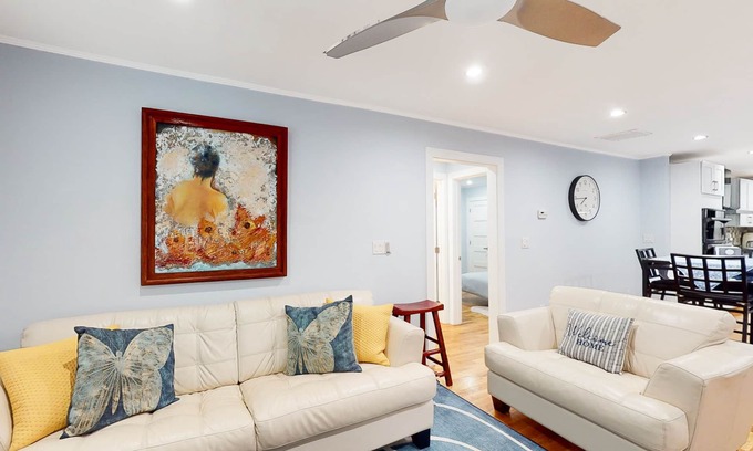 Reynoldstown House | Ideally located home with a large yard, bikes, board games & AC - dog-friendly