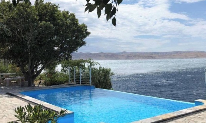 Karlobag House | Imanje uz plažu sa tenis igralištem i bazenom: Unit A1