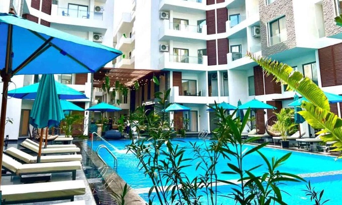 Al Ahyaa Apartment | Imperial Resort Hurghada - Bedroom With Pool View