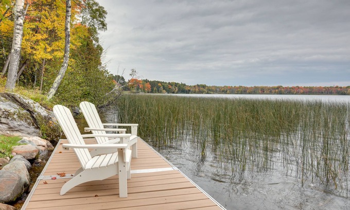 Presque Isle House | Impressive Presque Isle Lake House w/Water Access