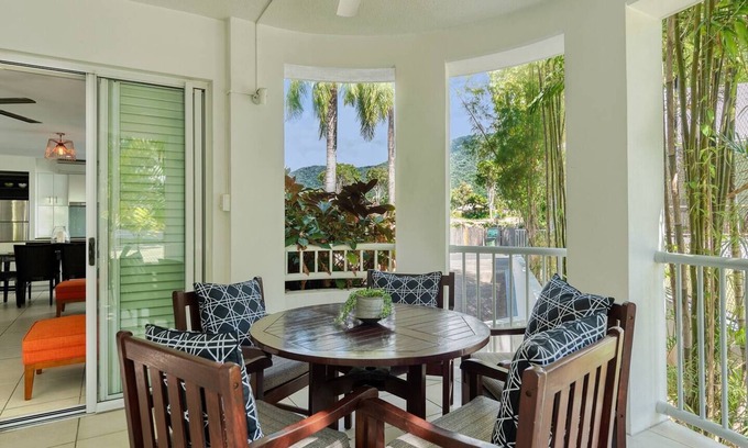 Palm Cove Apartment | In the Tropics Balcony Oasis at The Beach Club
