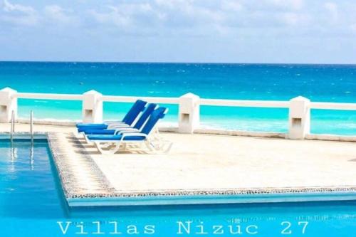 Zona Hotelera Villa | Increíble Villa a la orilla del mar Caribe