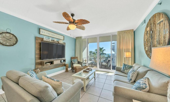 Fort Walton Beach Apartment | Incredible Courtyard Pools and Gulf Views Waterscape C506 Sleeps 10
