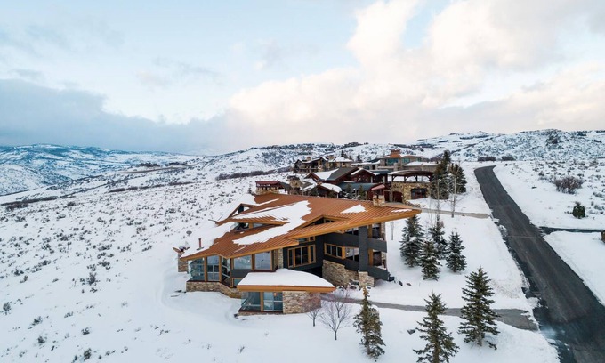 Park City Ski Chalet | Incredible Sunsets with views of all Park City's Ski resorts