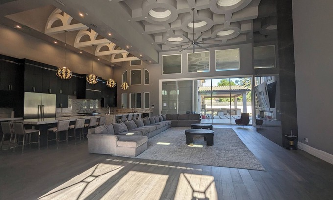 Fresno House | Indoor Basketball Court and Cinema Haven