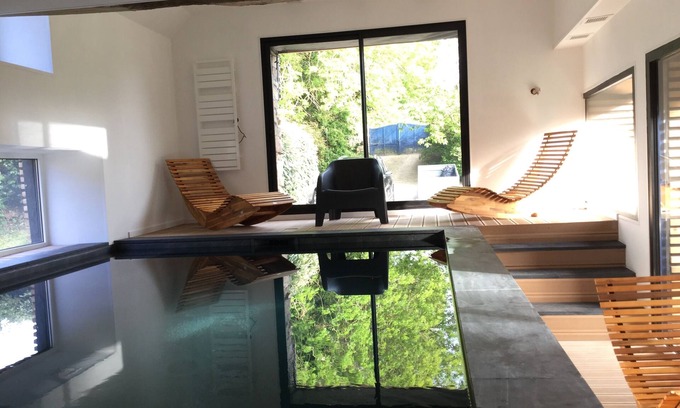 Confort-Meilars House | Indoor pool cottage
