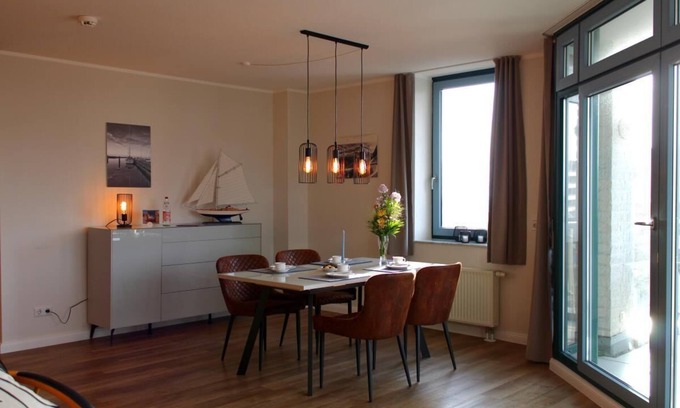 Fehmarn Apartment | Inselblume 55 - Vacation home in the Strandburg with dog