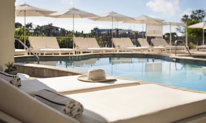 St. Pete Beach Hotel | Intracoastal King with Balcony at The Hotel Zamora, Pool, Free Parking