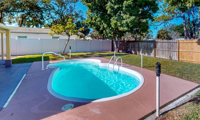 Pinellas Park House | Inviting, Dog Friendly home featuring pool and an excellent central location.