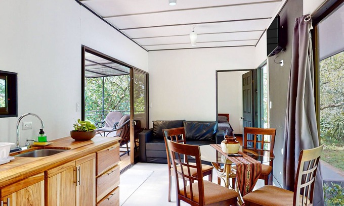 Santa Cruz de Leon Cortes House | Inviting riverfront home with mountain views, full kitchen, & dog-friendly